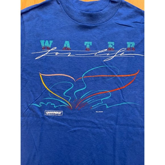 Vintage 1986 Greenpeace t-shirt - Picture 2 of 4